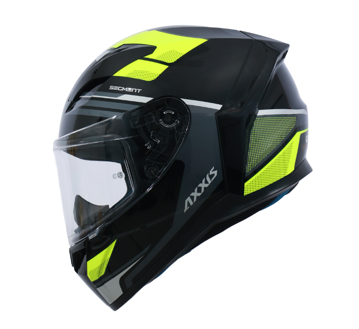 AXXIS FF117B SEGMENT VISUAL B3 FLUOR GLOSS HELMET
