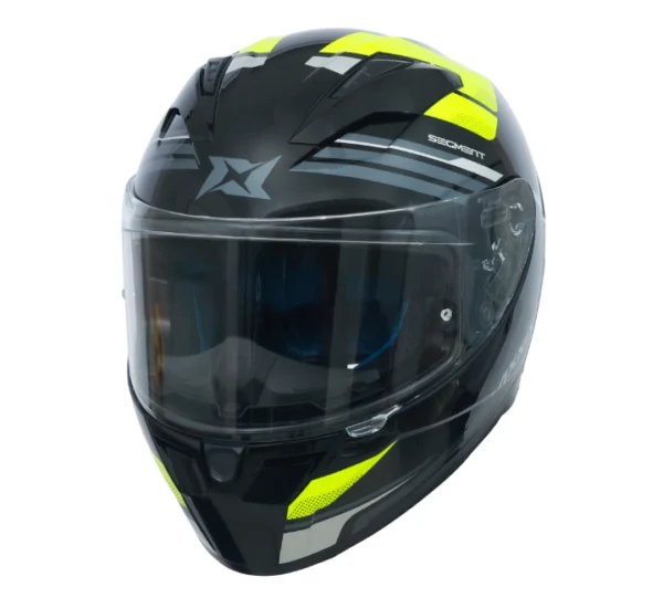 AXXIS FF117B SEGMENT VISUAL B3 FLUOR GLOSS HELMET