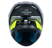 AXXIS FF117B SEGMENT VISUAL B3 FLUOR GLOSS HELMET