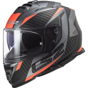 LS2 FF800 STORM II - RACER - M.TITANIUM ORANGE