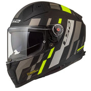 LS2 FF811 VECTOR II TRON - MATT BLACK HI-VIZ YELLOW