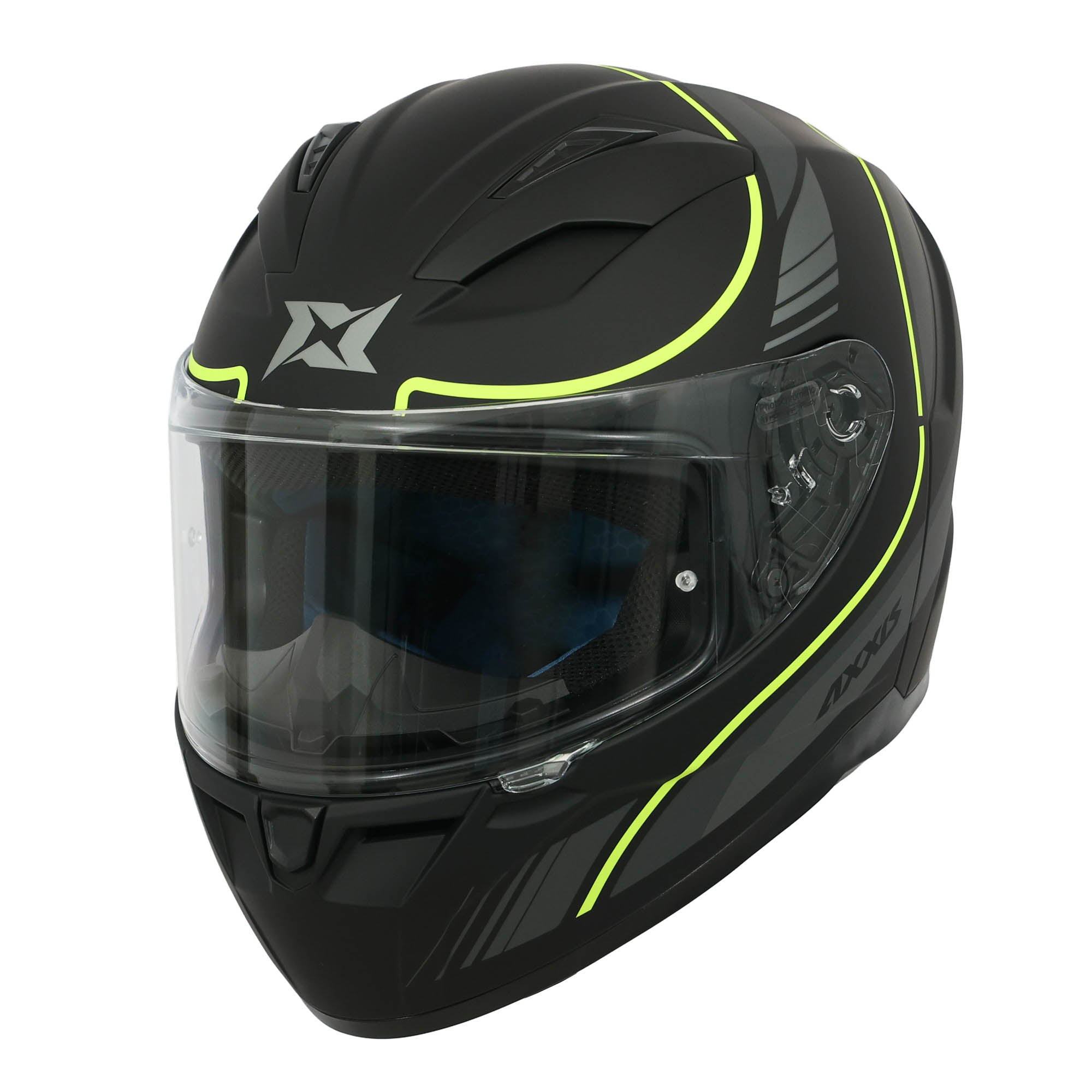 AXXIS FF117B SEGMENT NEYVA B3 FLUOR MATT HELMET