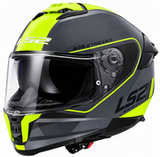 LS2 FF320 STREAM II - HITECH - GREY NEON YELLOW
