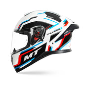 MT Thunder 3 Pro SV Blaze A7 Helmet - Gloss White Blue Red