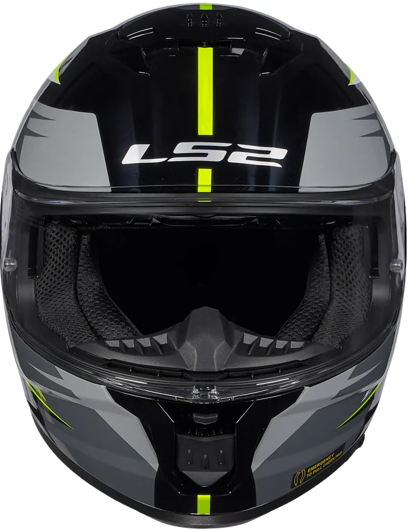 LS2 FF320 STREAM II - METEOR - BLACK H.V. YELLOW