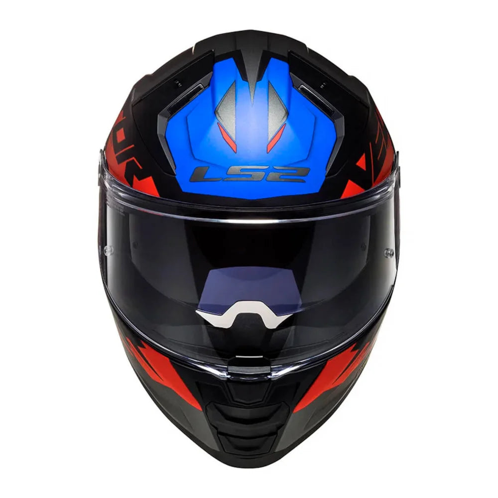 LS2 FF811 VECTOR II ABSOLUTE - GLOSS BLACK RED BLUE