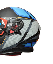 MT Thunder 3 SV Pro Nova B2 Helmet - Matt Grey Blue Orange