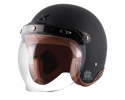 Axor Retro Jet Helmet - Dull Black
