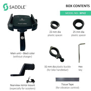 SADDLE BPH 2 Bike/Motorcycle/Scooter Mobile Phone Holder Mount