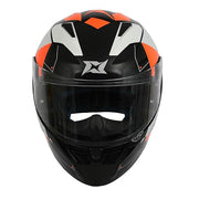 AXXIS FF117B SEGMENT SWITCH B14 FLUOR GLOSS HELMET