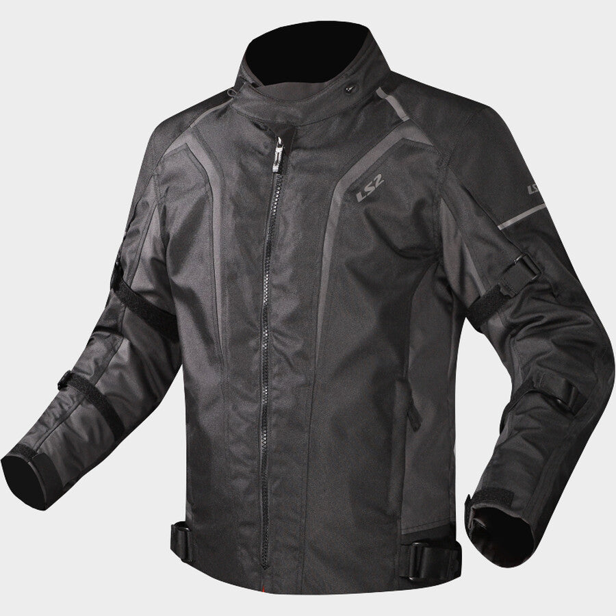 LS2 SEPANG JACKET - BLACK GREY - CE CLASS A CERTIFIED