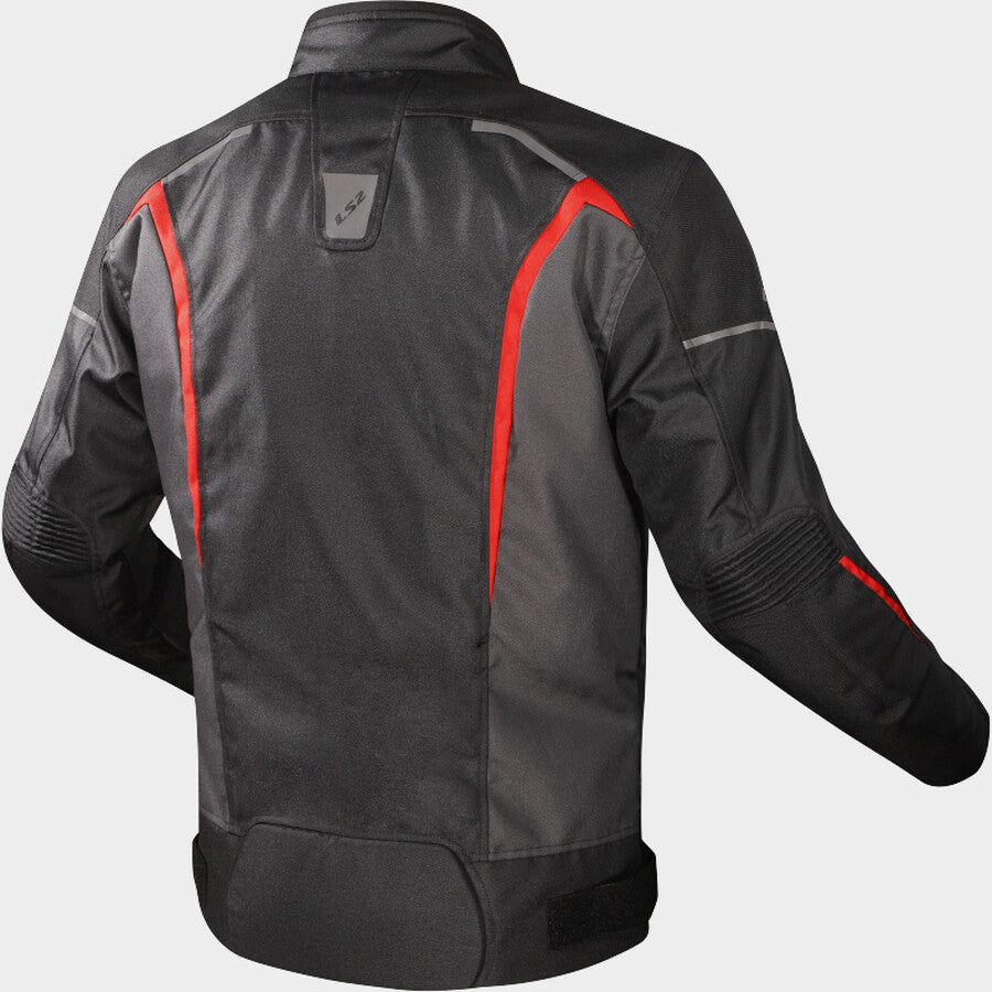 LS2 SEPANG JACKET - BLACK RED - CE CLASS A CERTIFIED