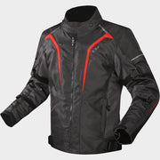 LS2 SEPANG JACKET - BLACK RED - CE CLASS A CERTIFIED