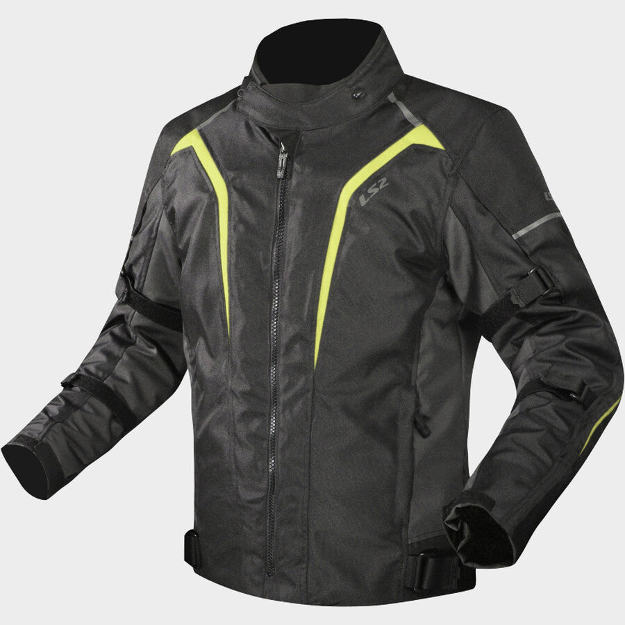 LS2 SEPANG JACKET - BLACK NEON - CE CLASS A CERTIFIED