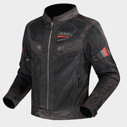 LS2 GARDA AIR JACKET - BLACK RED - CE CLASS A CERTIFIED