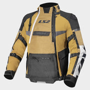 LS2 X-MASTER RIDING JACKET - SAND BLACK GREY - CE CLASS AA CERTIFIED