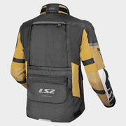 LS2 X-MASTER RIDING JACKET - SAND BLACK GREY - CE CLASS AA CERTIFIED