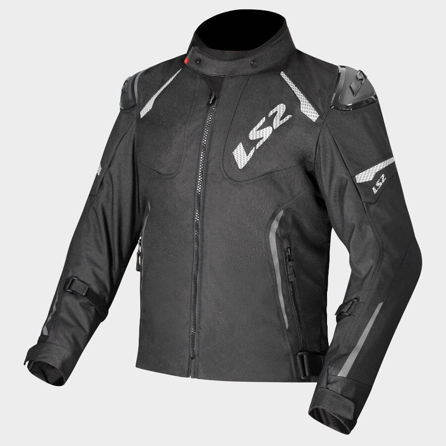 LS2 ZOOM JACKET - BLACK - CE CLASS A CERTIFIED