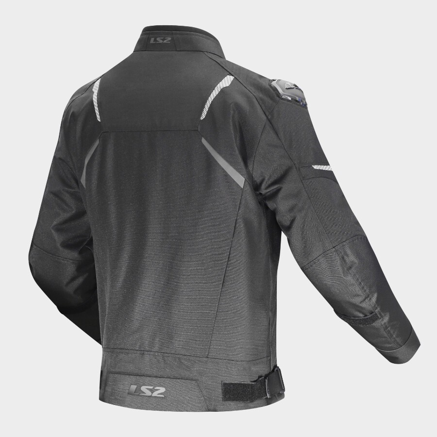 LS2 ZOOM JACKET - BLACK - CE CLASS A CERTIFIED