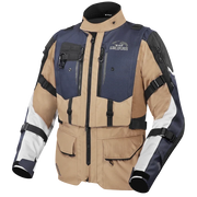 LS2 BREAKOUT MAN JACKET - SAND BLUE GREY - CE CLASS AA CERTIFIED