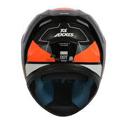 AXXIS FF117B SEGMENT SWITCH B14 FLUOR GLOSS HELMET