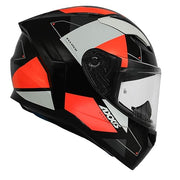 AXXIS FF117B SEGMENT SWITCH B14 FLUOR GLOSS HELMET