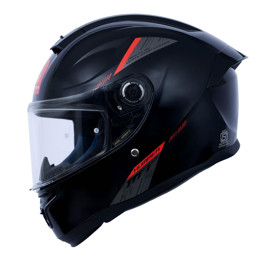 MT Hummer B Solid Gloss Black A1 Helmet – PlanetHelmet