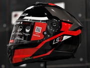 LS2 FF320 STREAM II - TRON - GLOSS BLACK RED