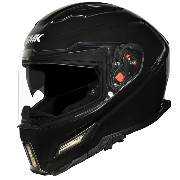 SMK AGNAR SOLID Helmet - Gloss Black - (GL200)