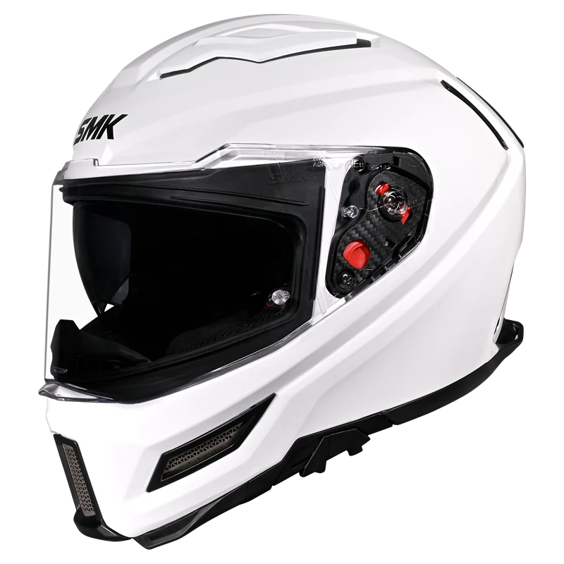 SMK AGNAR SOLID Helmet - Gloss White - (GL100)
