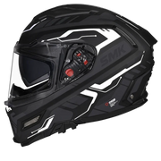 SMK AGNAR TEKTRON Helmet- Gloss Black White - (GL261)