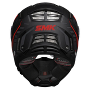 SMK AGNAR TEKTRON Helmet - Gloss Black Red - (GL263)