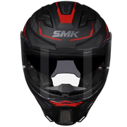 SMK AGNAR TEKTRON Helmet - Gloss Black Red - (GL263)
