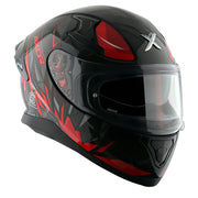 Axor Apex Hunter Helmet - Gloss Black Red