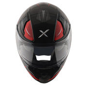 Axor Apex Hunter Helmet - Gloss Black Red
