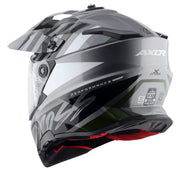 Axor X-Cross Dual Visor Helmet - Orbit - Gloss Athena Grey Black