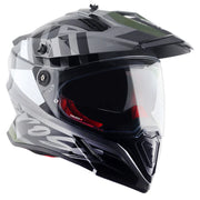 Axor X-Cross Dual Visor Helmet - Orbit - Gloss Athena Grey Black