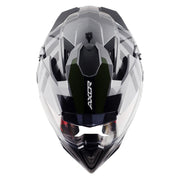 Axor X-Cross Dual Visor Helmet - Orbit - Gloss Athena Grey Black