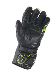 Axor Enzo Riding Gloves - Black Neon Yellow