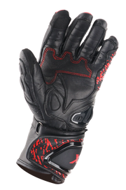 Axor Enzo Riding Gloves - Black Red