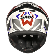 SMK TYPHOON AZONIX Helmet - Gloss white Red - (GL135)