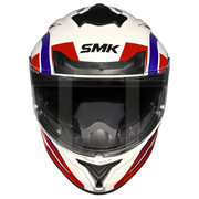 SMK TYPHOON AZONIX Helmet - Gloss white Red - (GL135)