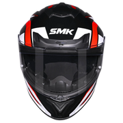 SMK TYPHOON AZONIX Helmet - Gloss white Red - (GL213)