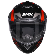 SMK TYPHOON AZONIX Helmet - Gloss Black Red - (GL263)
