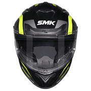 SMK TYPHOON AZONIX Helmet - Gloss Black Neon Yellow - (GL264)