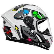 AXXIS FF117B SEGMENT ARROWS A2 GLOSS HELMET