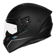 AXXIS FF117B SEGMENT SOLID A1 MATT BLACK HELMET