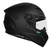 AXXIS FF117B SEGMENT SOLID A1 MATT BLACK HELMET