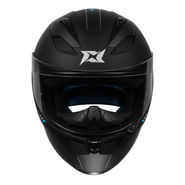 AXXIS FF117B SEGMENT SOLID A1 MATT BLACK HELMET