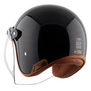 Axor Retro Jet Helmet - Gloss Black